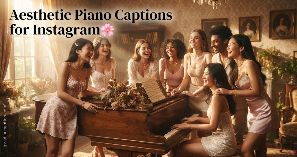 Aesthetic Piano Captions for Instagram