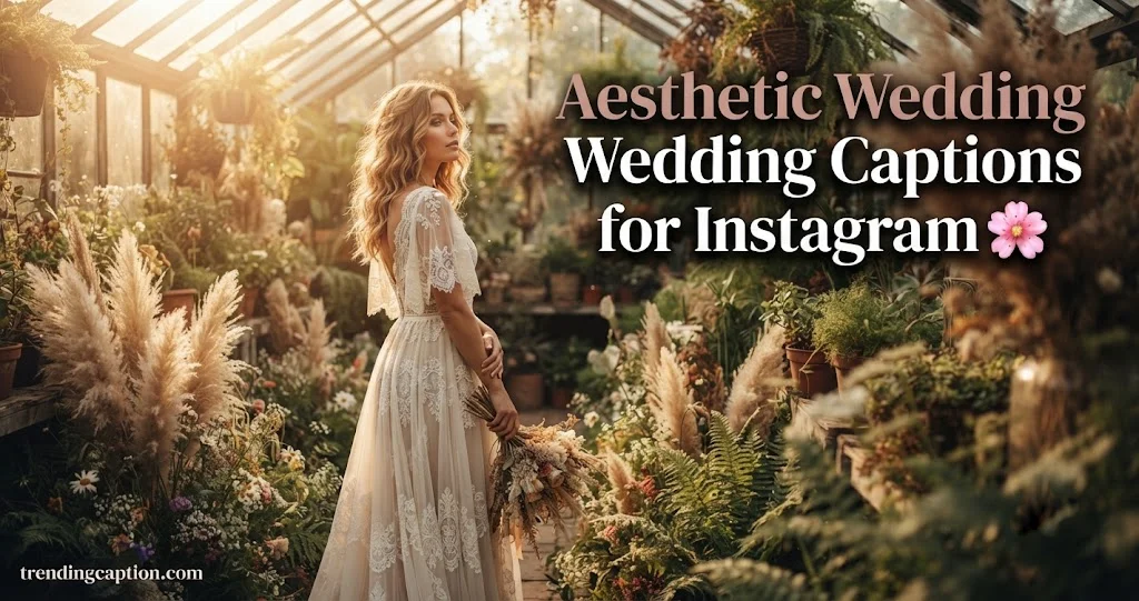 Aesthetic Wedding Captions for Instagram