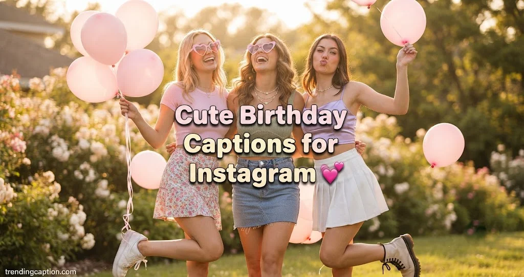 Cute Birthday Captions for Instagram