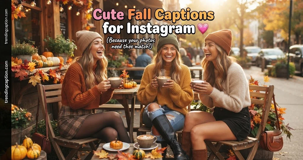 Cute Fall Captions for Instagram