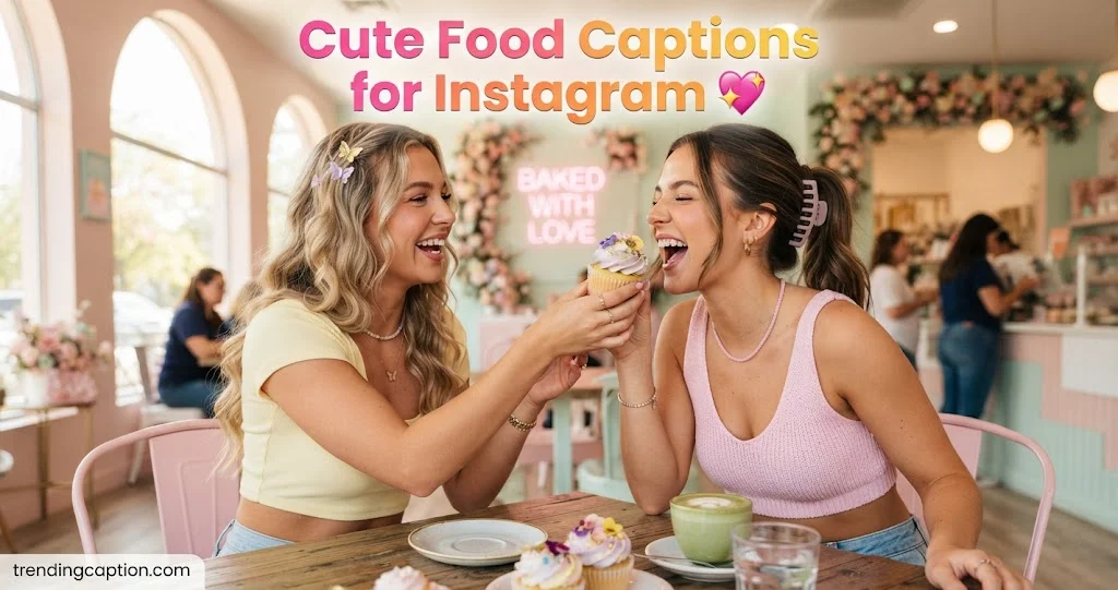 Cute Food Captions for Instagram