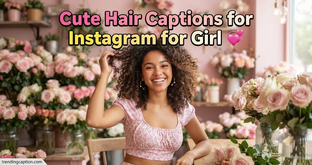 Cute Hair Captions for Instagram for Girl