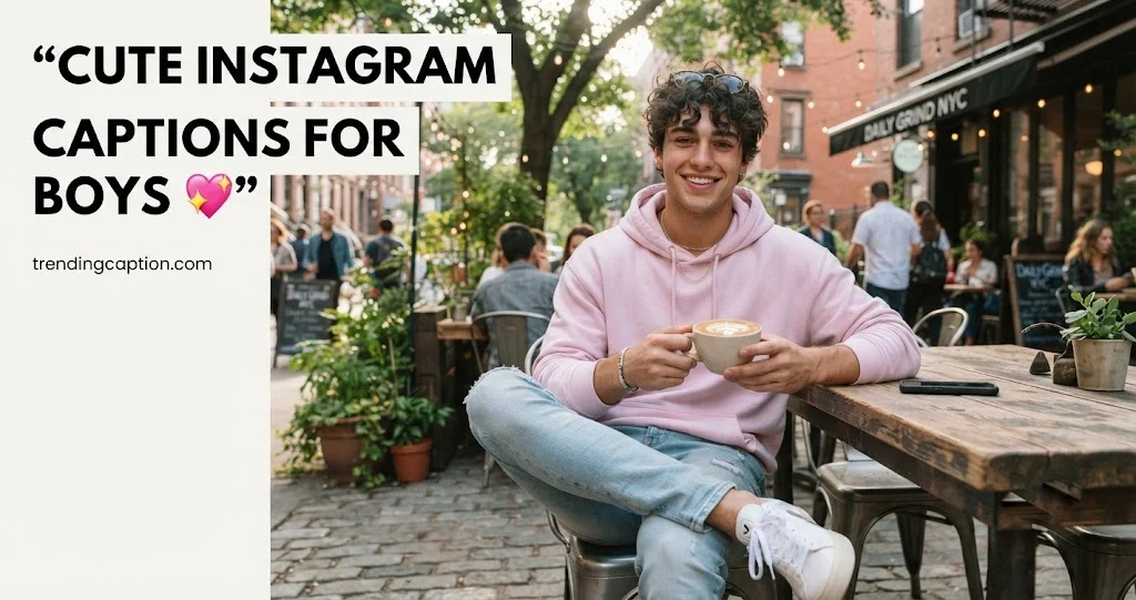 Cute Instagram Captions for Boys