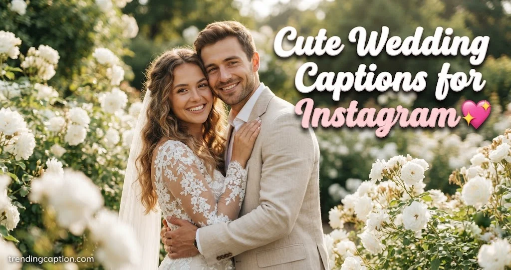 Cute Wedding Captions for Instagram