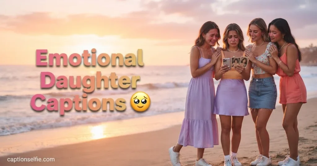 Emotional Daughter Captions 