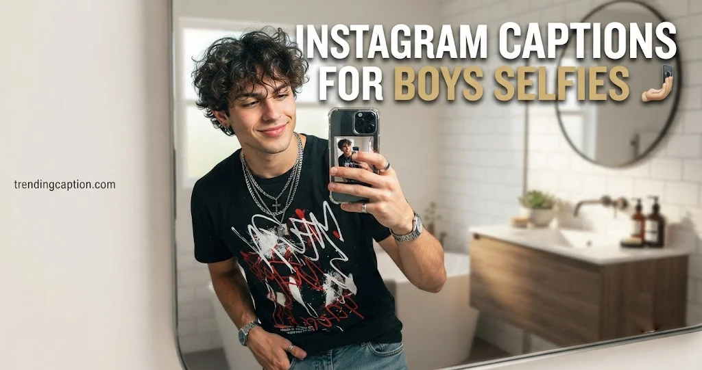 Instagram Captions for Boys Selfies